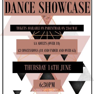 Dance showcase poster